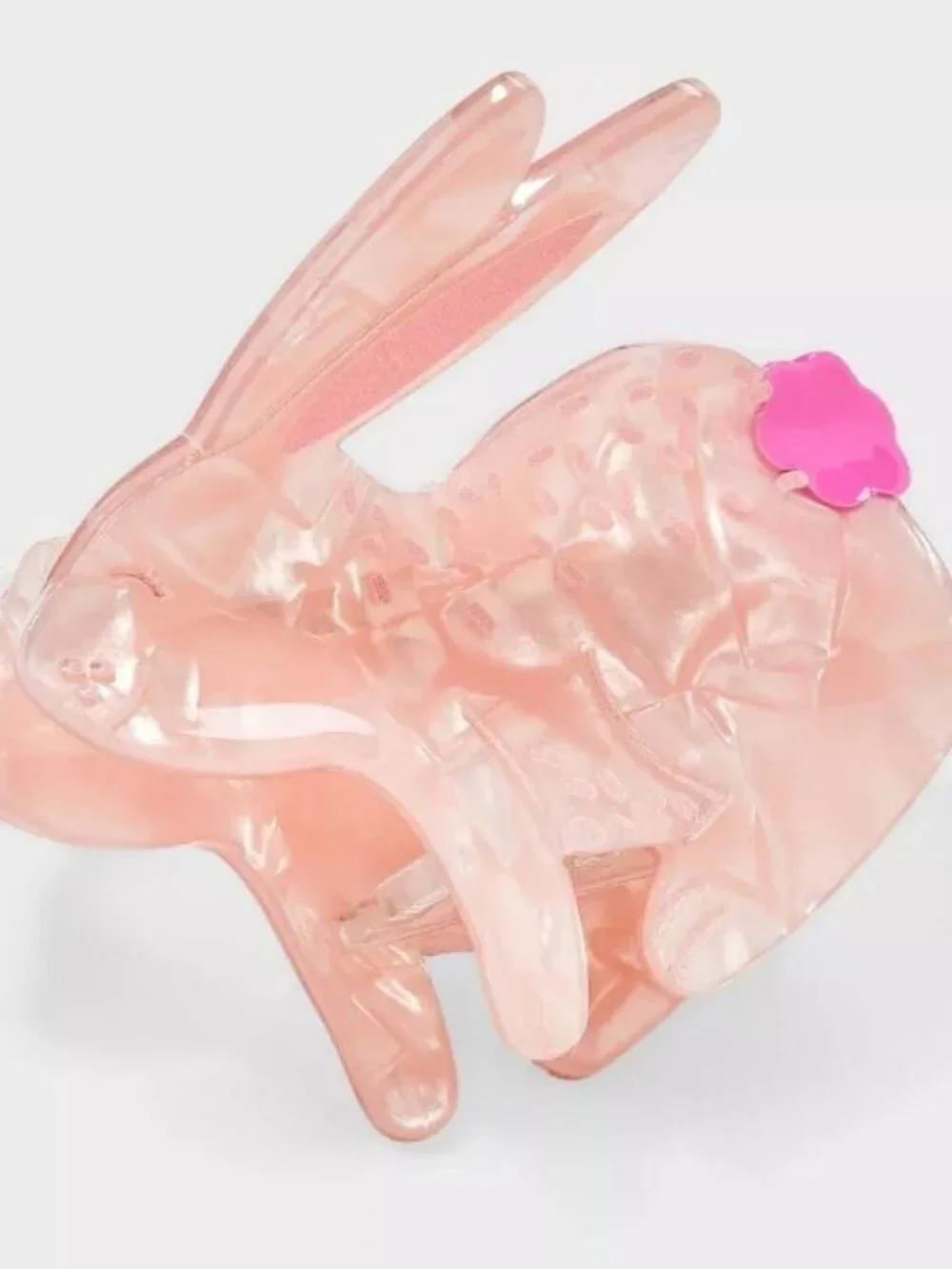Easter Bunny Claw Hair Clip - Pink